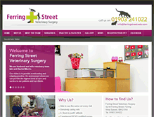 Tablet Screenshot of ferringstreetvets.com